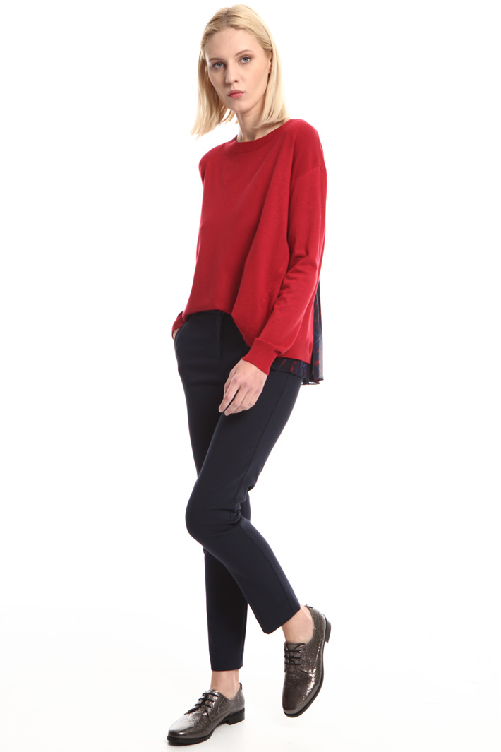 Georgette insert sweater Intrend Georgette insert sweater Intrend