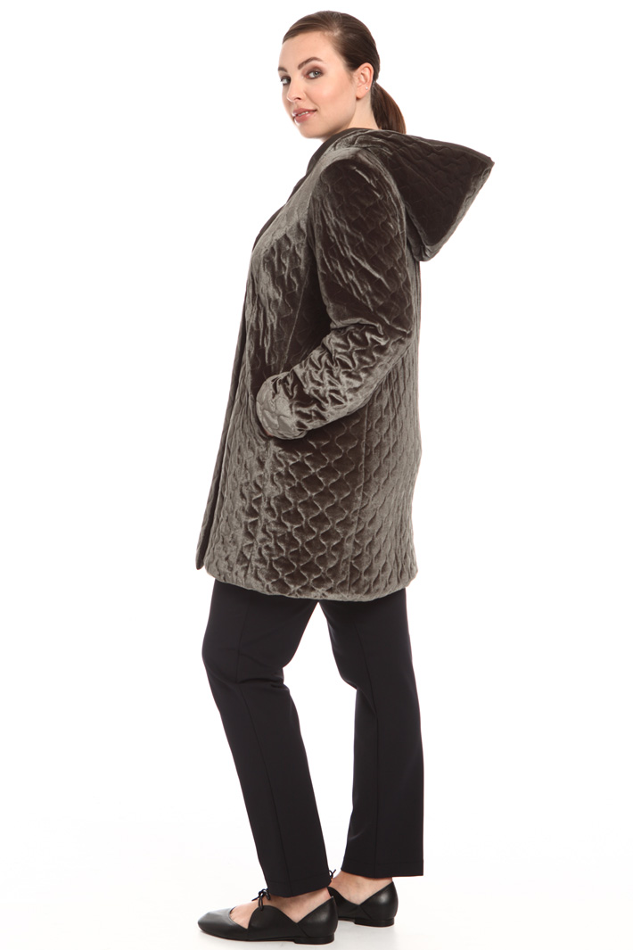 Quilted velvet coat Intrend Quilted velvet coat Intrend