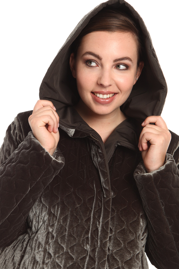 Quilted velvet coat Intrend Quilted velvet coat Intrend