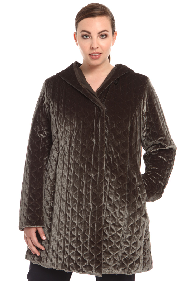 Quilted velvet coat Intrend Quilted velvet coat Intrend