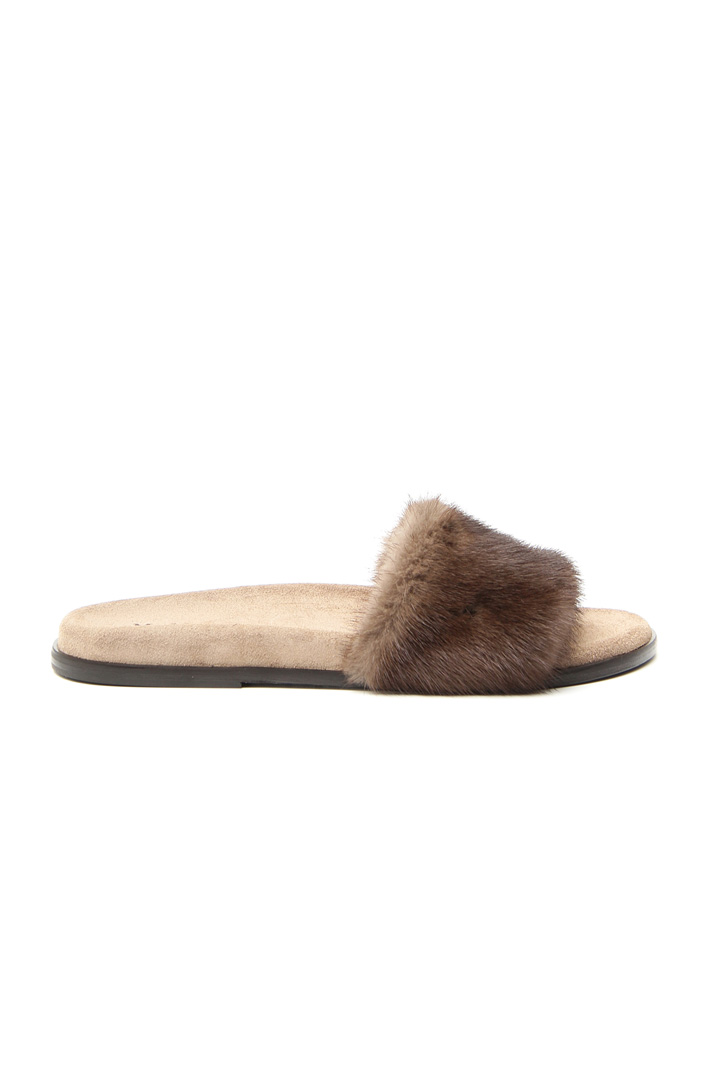 Mink slippers Intrend Mink slippers Intrend