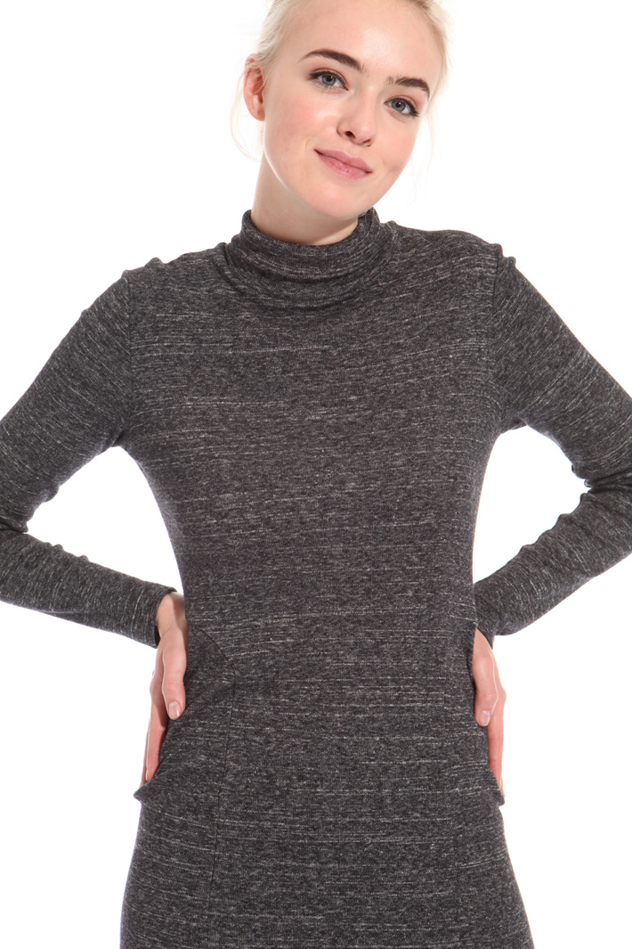 Slub knit dress Intrend Slub knit dress Intrend