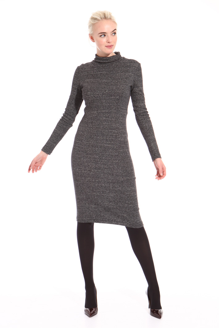 Slub knit dress Intrend Slub knit dress Intrend