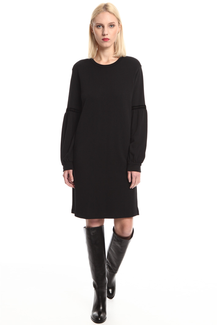 Fleece jersey dress Intrend Fleece jersey dress Intrend
