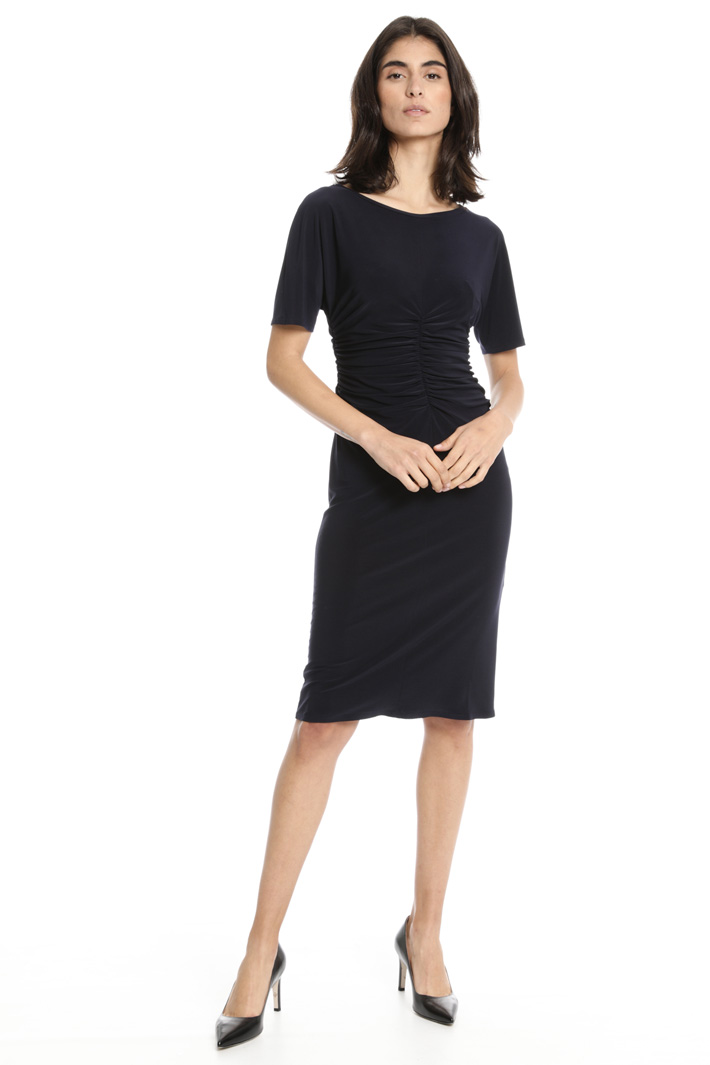 Gathered jersey dress Intrend Gathered jersey dress Intrend