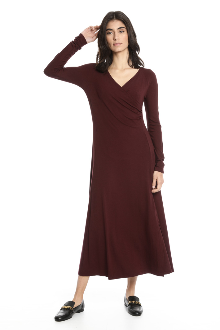 Surplice neck dress Intrend Surplice neck dress Intrend