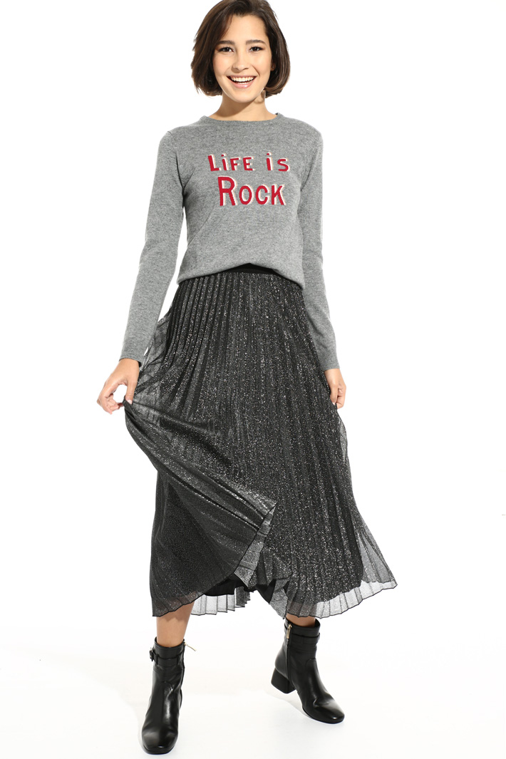 Lurex jersey skirt Intrend Lurex jersey skirt Intrend