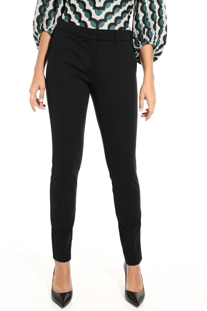 Milano stitch jersey trousers Intrend Milano stitch jersey trousers Intrend