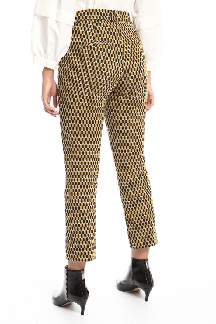 Jacquard jersey trousers Intrend Jacquard jersey trousers Intrend