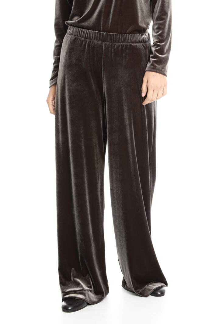 Wide chenille trousers Intrend Wide chenille trousers Intrend