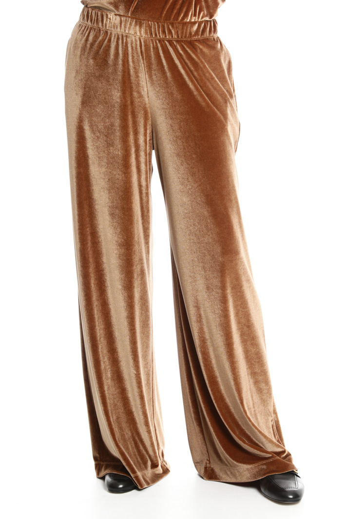 Wide chenille trousers Intrend Wide chenille trousers Intrend
