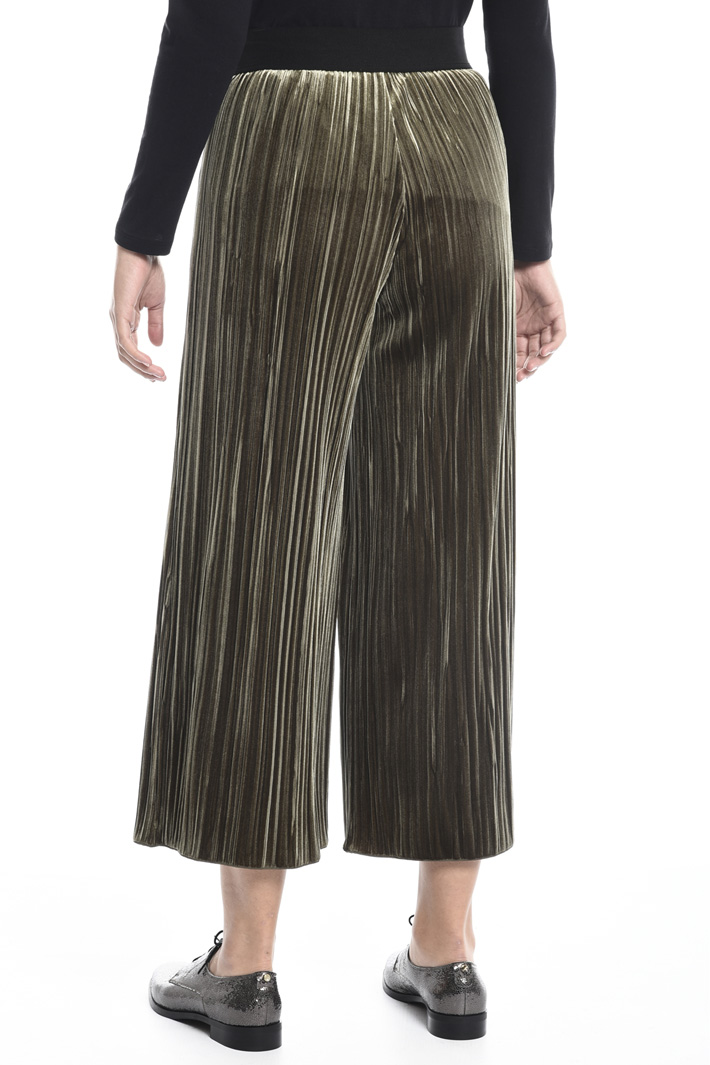 Pleated chenille trousers Intrend Pleated chenille trousers Intrend