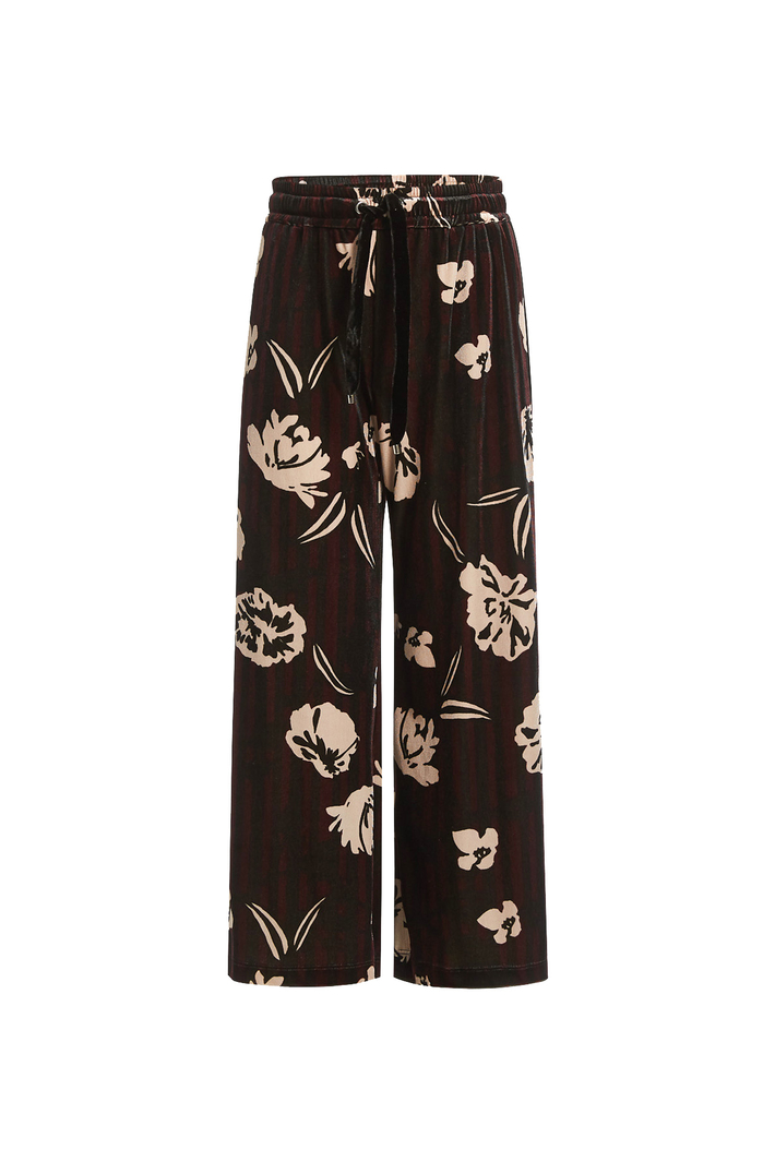 Cropped chenille trousers Intrend Cropped chenille trousers Intrend