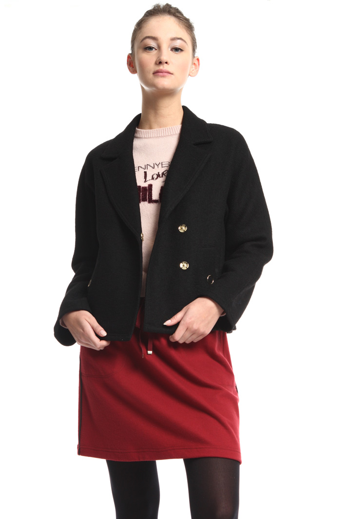 Bouclé jersey jacket Intrend Bouclé jersey jacket Intrend