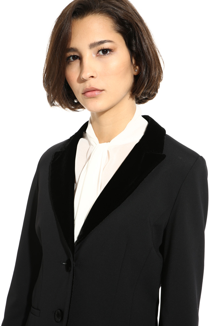 Velvet insert blazer Intrend Velvet insert blazer Intrend