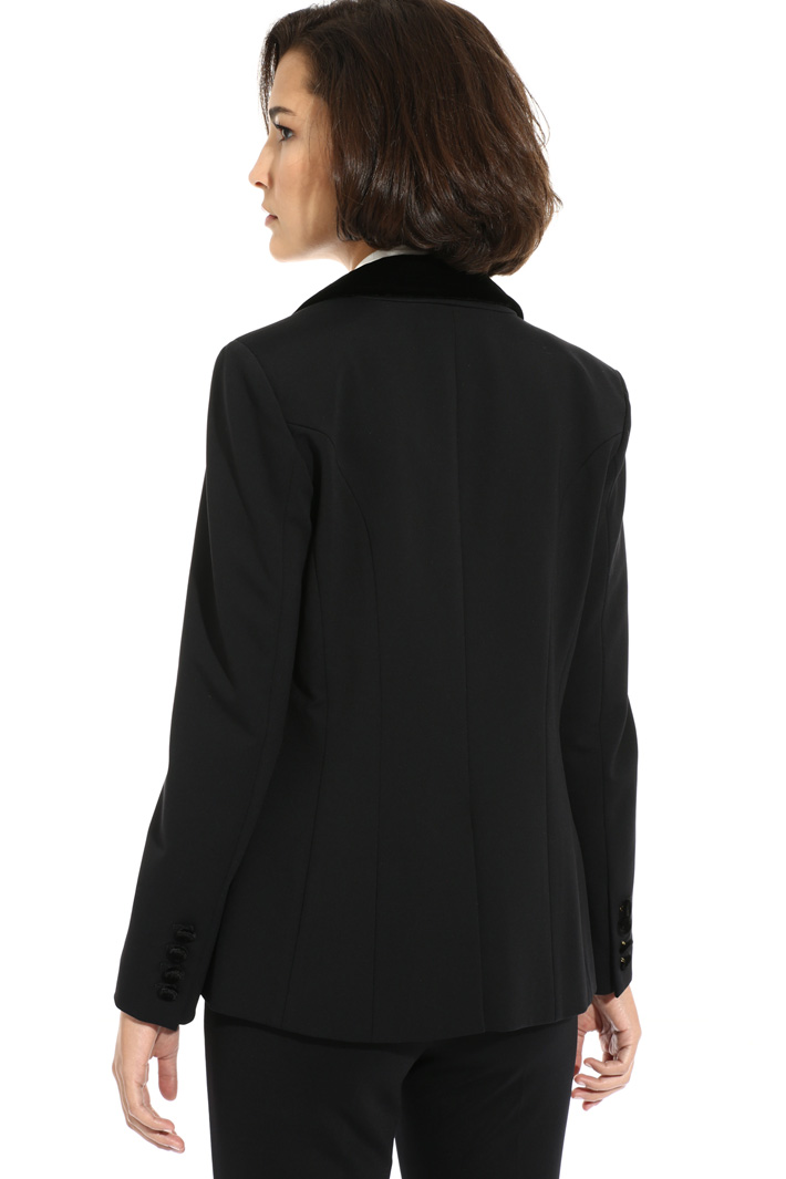 Velvet insert blazer Intrend Velvet insert blazer Intrend
