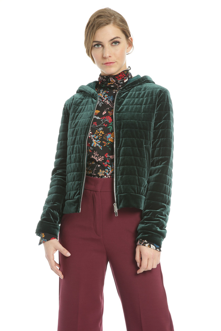 Bomber in jersey ciniglia Intrend Bomber in jersey ciniglia Intrend
