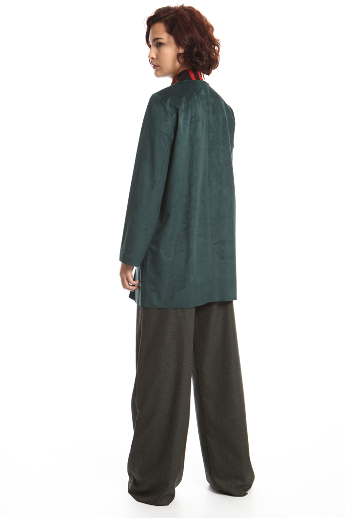 Suede-effect duster coat Intrend Suede-effect duster coat Intrend