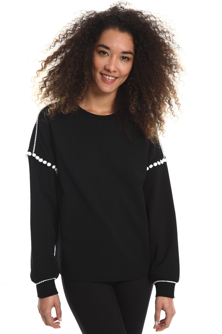 Contrast patch sweater Intrend Contrast patch sweater Intrend