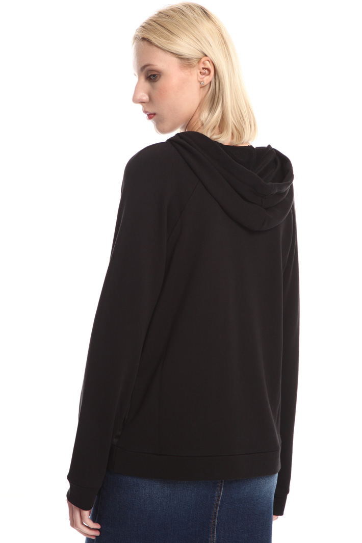 Jersey and satin sweatshirt Intrend Jersey and satin sweatshirt Intrend