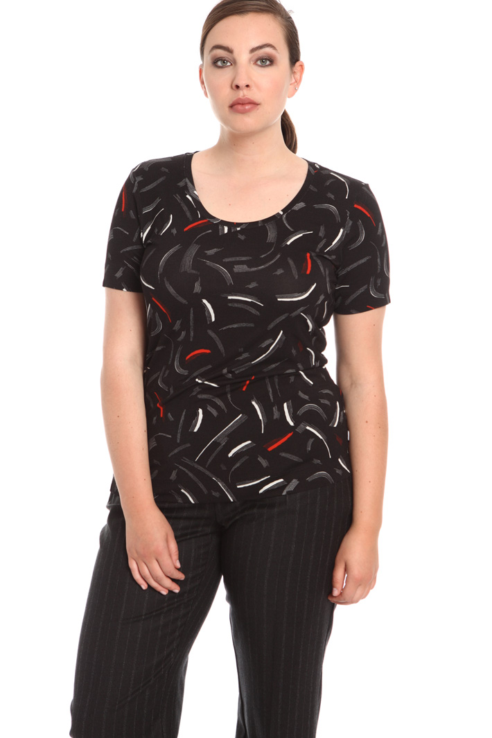 Printed jersey T-shirt Intrend Printed jersey T-shirt Intrend