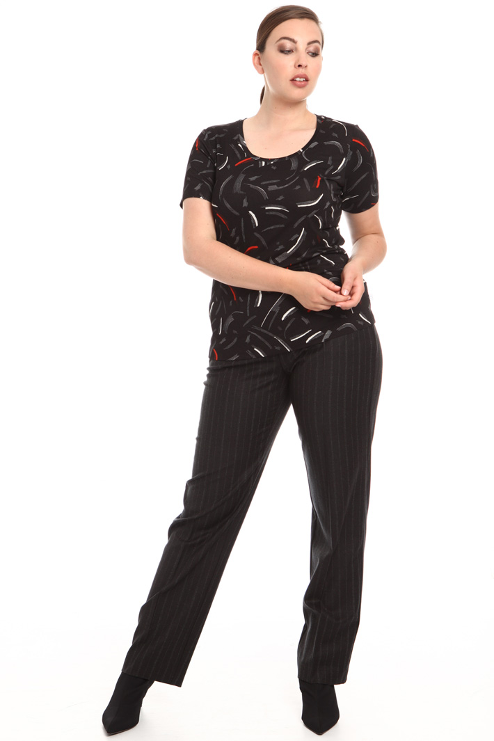 Printed jersey T-shirt Intrend Printed jersey T-shirt Intrend