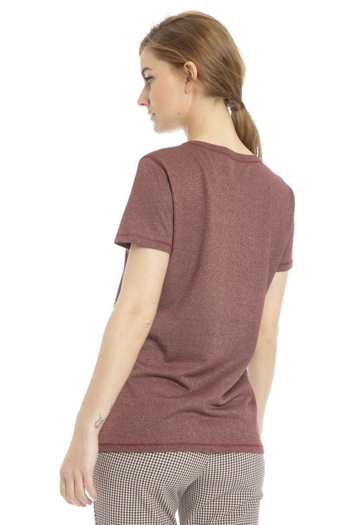 Lurex effect jersey T-shirt Intrend Lurex effect jersey T-shirt Intrend