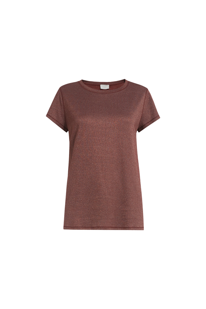 Lurex effect jersey T-shirt Intrend Lurex effect jersey T-shirt Intrend