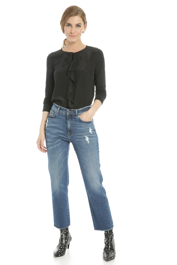 Silk and jersey top Intrend Silk and jersey top Intrend