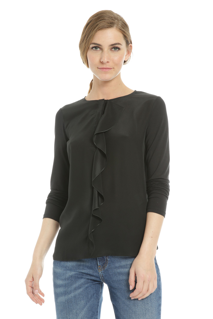 Silk and jersey top Intrend Silk and jersey top Intrend