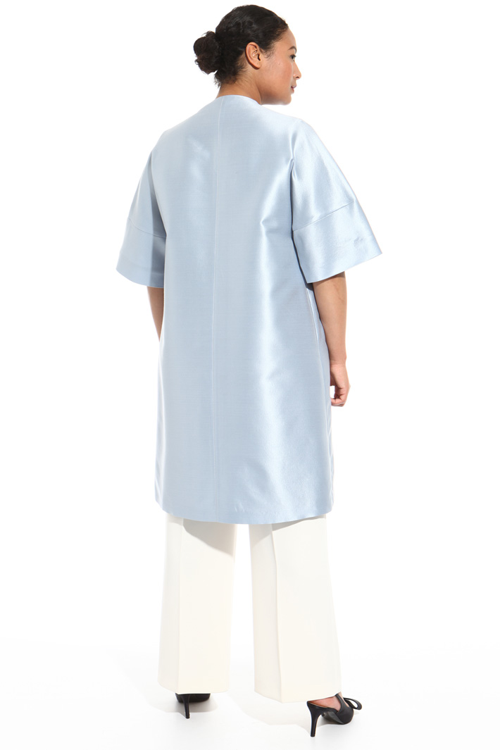 Wool and silk duster coat Intrend Wool and silk duster coat Intrend