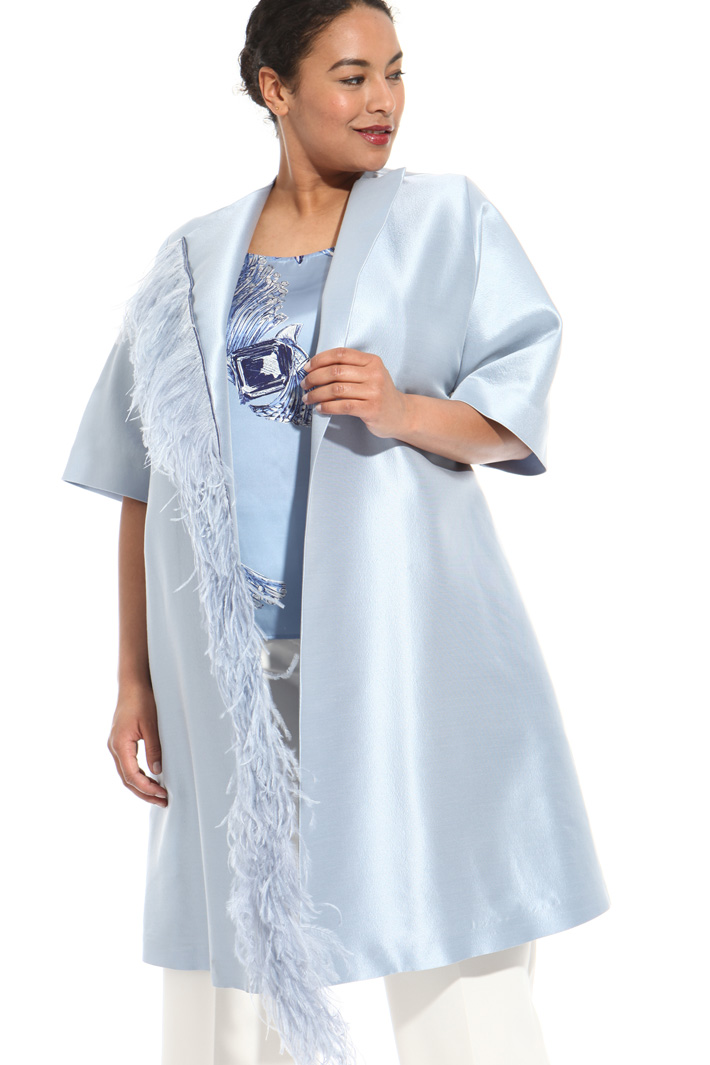 Wool and silk duster coat Intrend Wool and silk duster coat Intrend