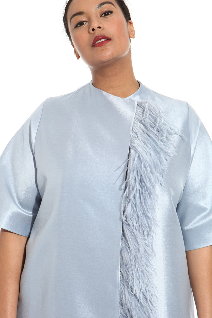 Wool and silk duster coat Intrend Wool and silk duster coat Intrend