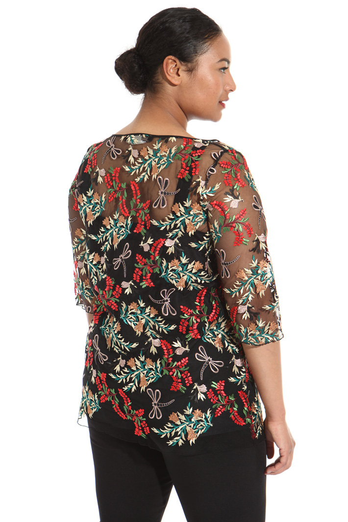 Embroidered tulle tunic Intrend Embroidered tulle tunic Intrend