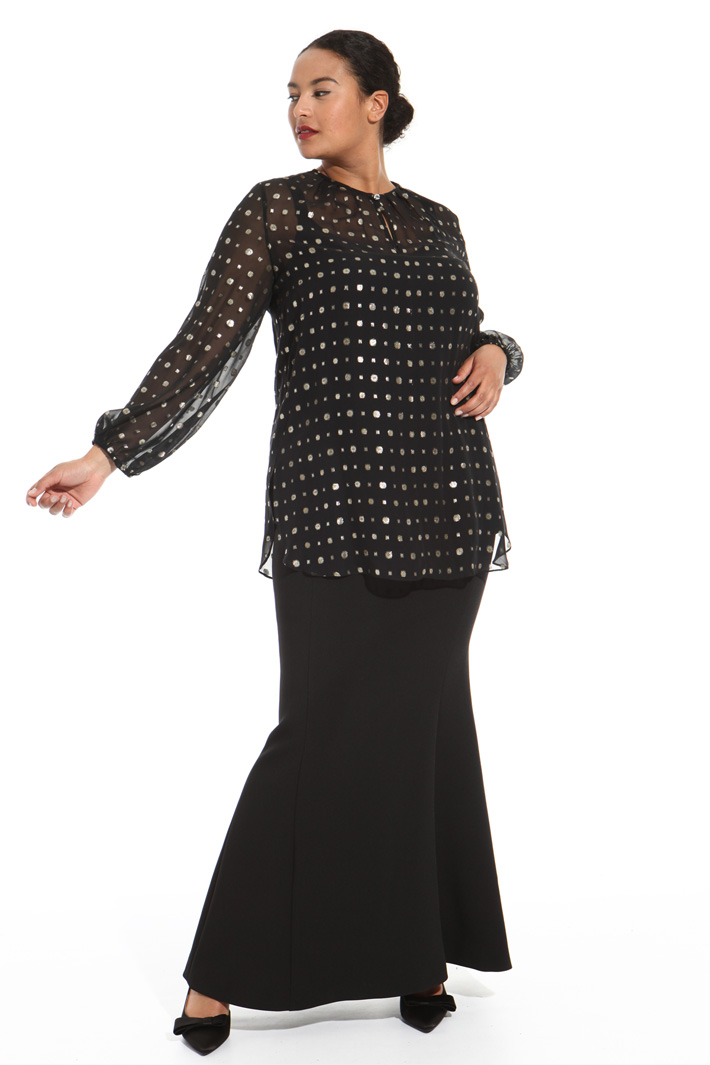 Lurex fil coupé tunic Intrend Lurex fil coupé tunic Intrend