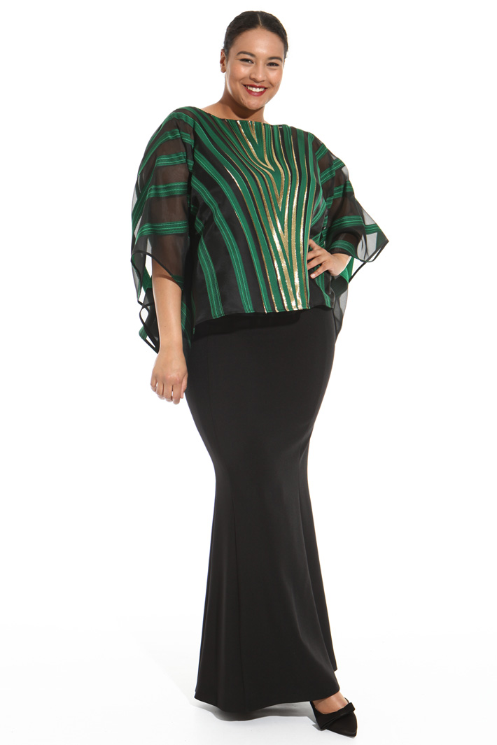 Silk poncho Intrend Silk poncho Intrend