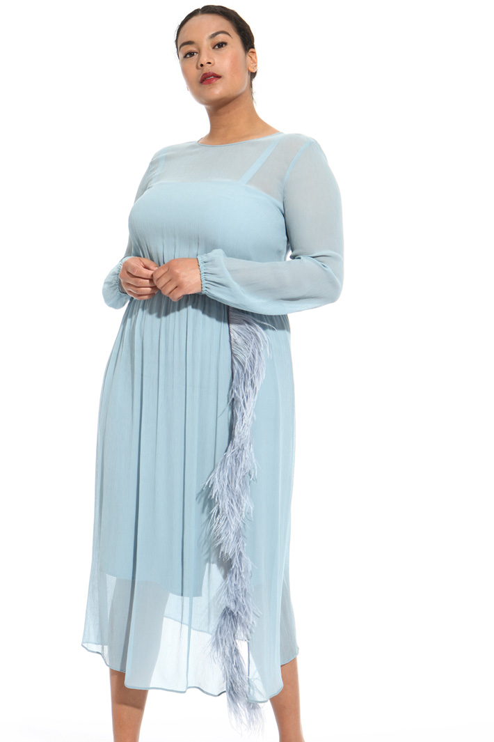 Longuette viscose dress Intrend Longuette viscose dress Intrend