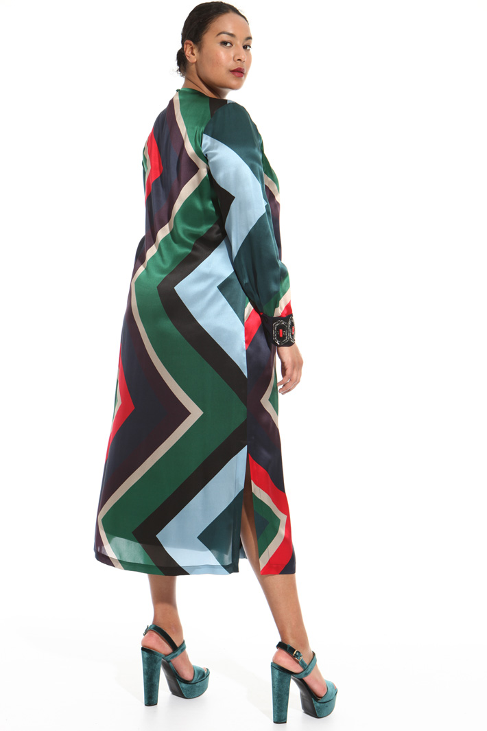 Silk chemisier dress Intrend Silk chemisier dress Intrend