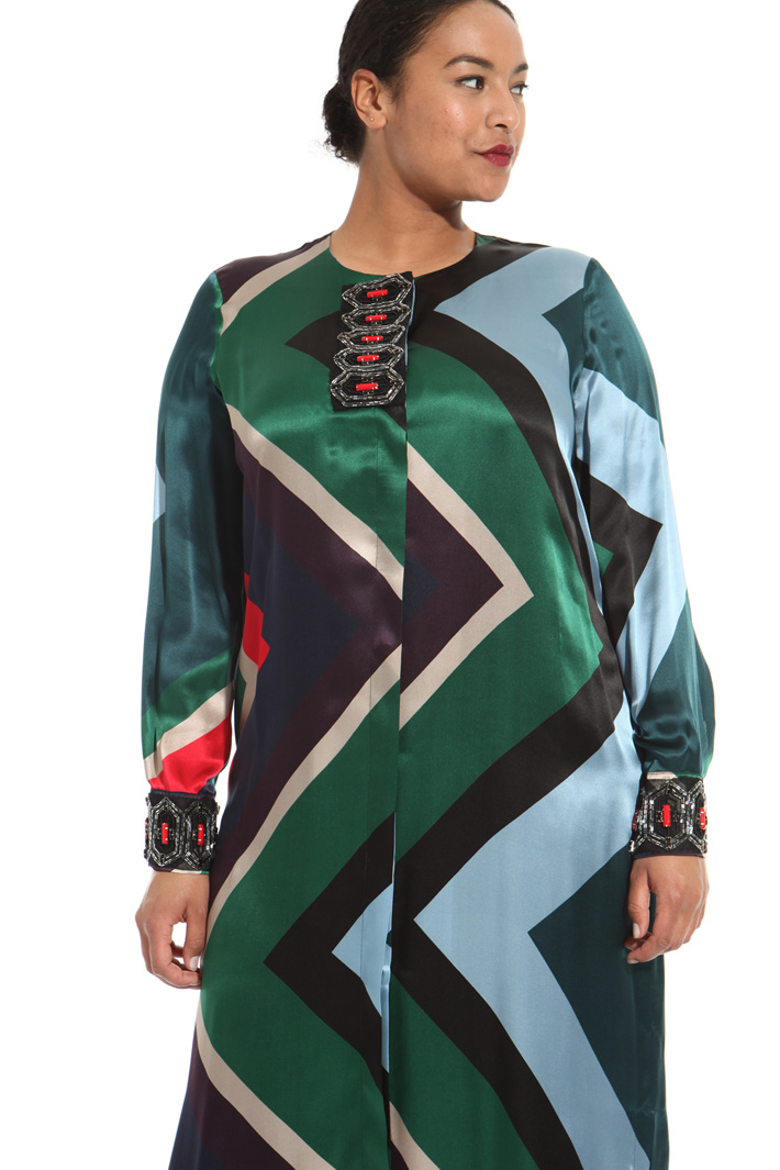 Silk chemisier dress Intrend Silk chemisier dress Intrend