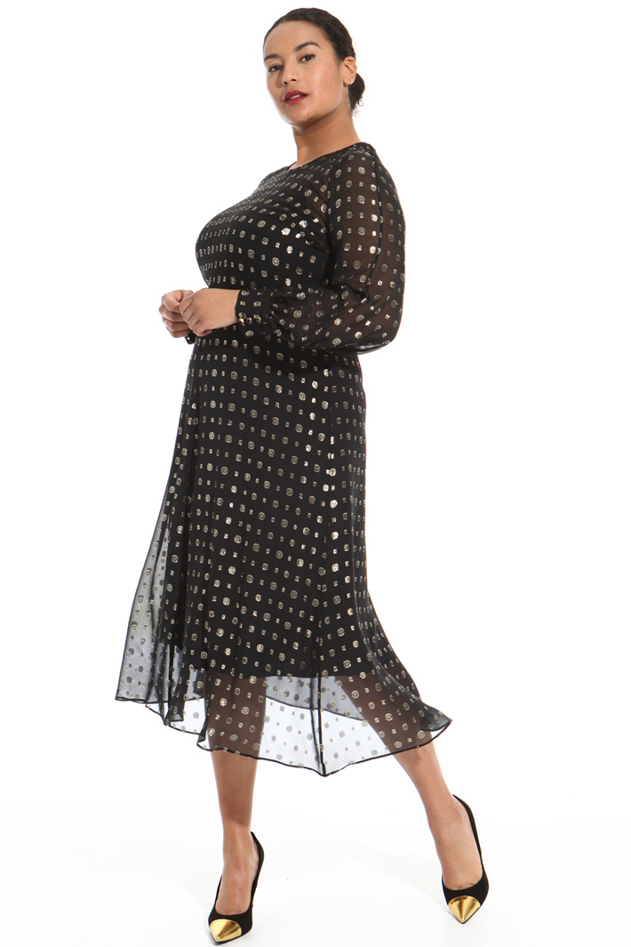 Lurex fil coupe dress Intrend Lurex fil coupe dress Intrend