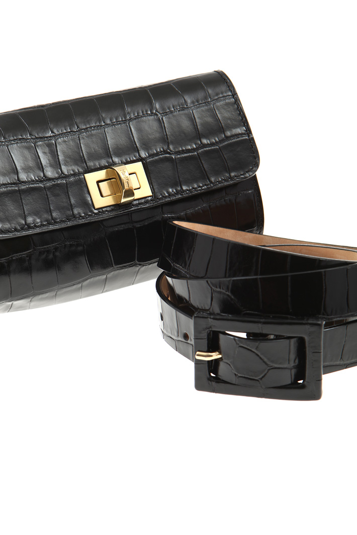 Belt-bag in leather Intrend Belt-bag in leather Intrend