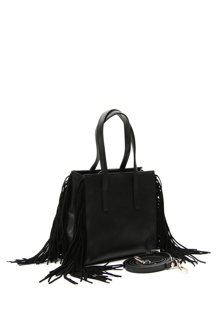 Smooth leather shopping bag Intrend Smooth leather shopping bag Intrend