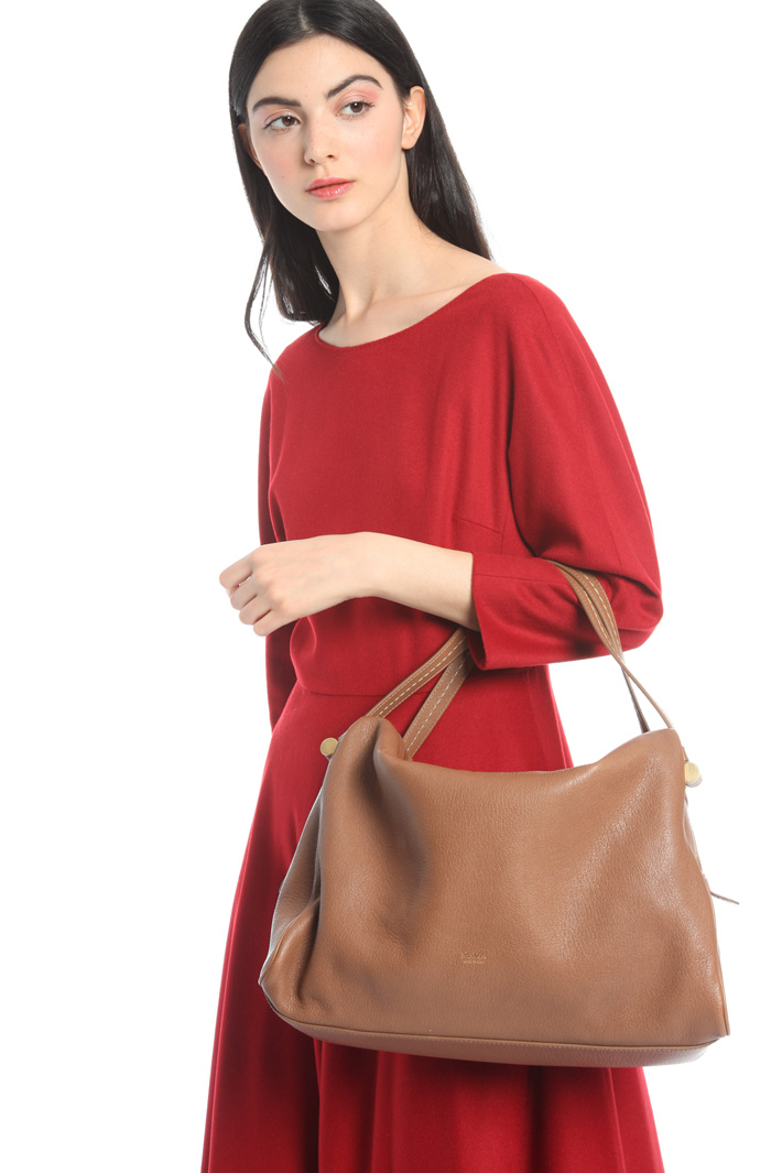 Leather Boston bag Intrend Leather Boston bag Intrend