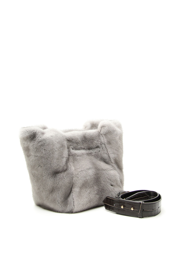 Mink fur shopper bag Intrend Mink fur shopper bag Intrend