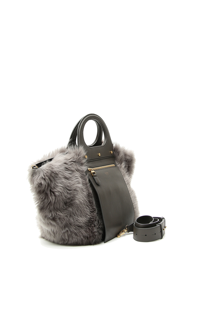 Fur shopper bag Intrend Fur shopper bag Intrend