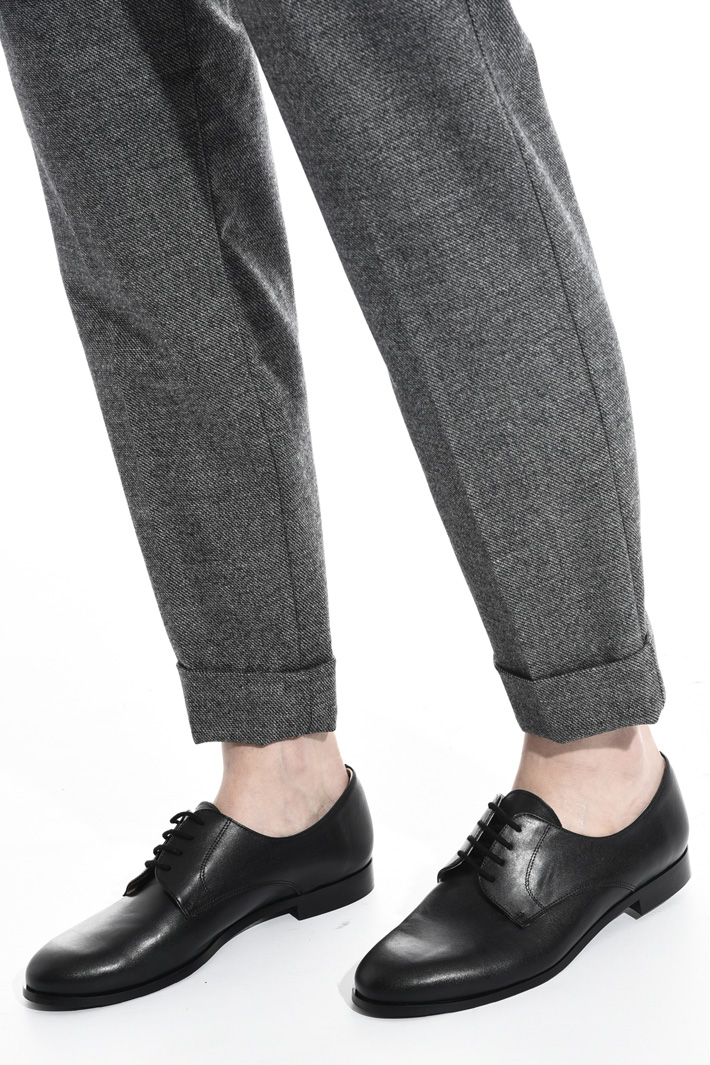 Leather laced shoes Intrend Leather laced shoes Intrend