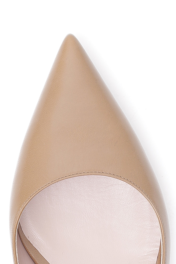 Goatskin slingback shoes Intrend Goatskin slingback shoes Intrend
