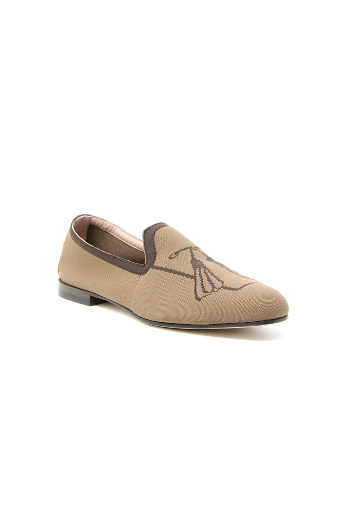 Knit jacquard moccasin Intrend Knit jacquard moccasin Intrend