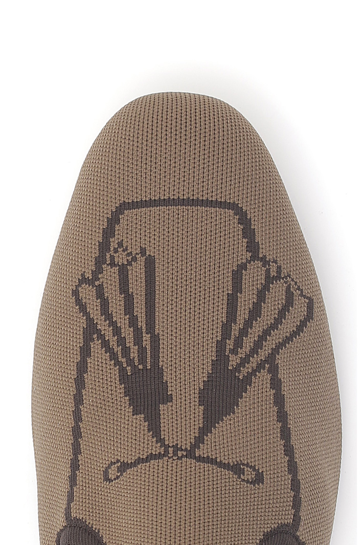 Knit jacquard moccasin Intrend Knit jacquard moccasin Intrend