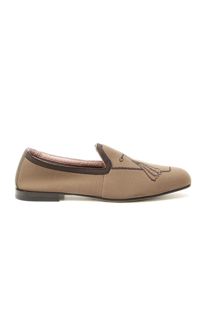 Knit jacquard moccasin Intrend Knit jacquard moccasin Intrend